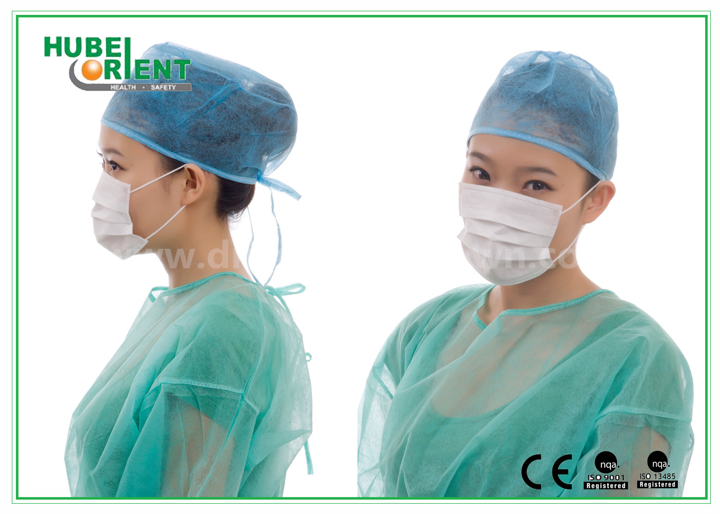 3 Ply Poly Cellulose ESD Disposable Protective Face Mask With Earloop