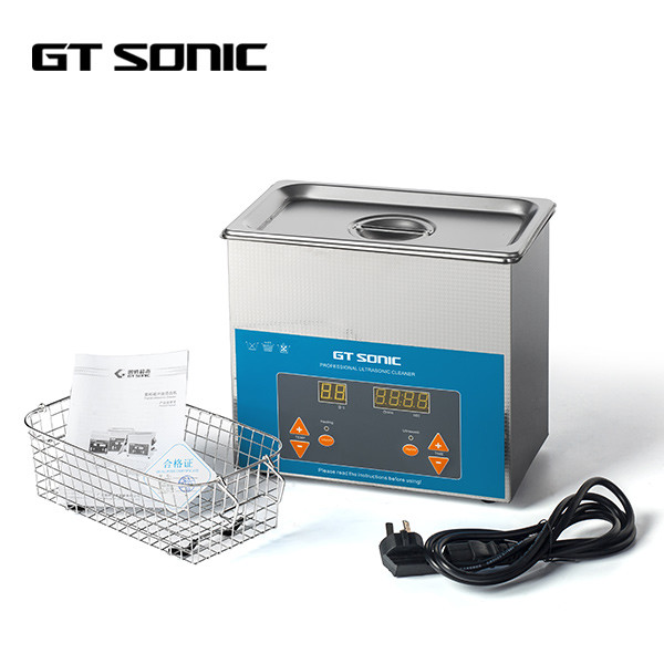 Jewelry / Watch Ultrasonic Washing Machine Two Built - In Transducers