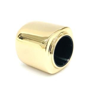 Quality Metal Classic Gold Finished Zamac Perfume Bottle Caps for sale