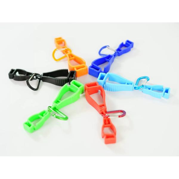 Safety Work Gloves Anti-lost Glove Grabber High Strength POM Plastic Fixing Buckle Glove Clip Holder With Dual Clips