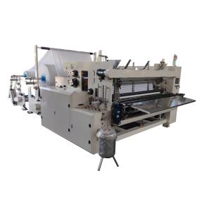Quality Toilet Paper / Maxi Roll / Kitchen Towel Making Machine With Embossing for sale