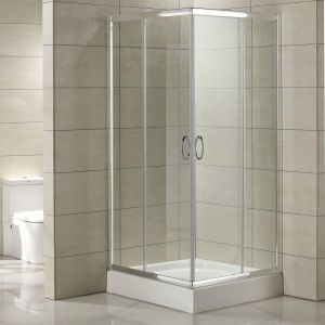 Buy cheap Transparent Glass Two Door Shower Cubicles Square Shaped 900*900*1950mm from wholesalers
