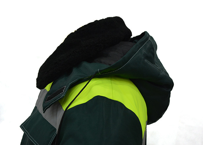 Hood Design Outdoor Work Clothes Two Pieces Jacket Wear Resistance