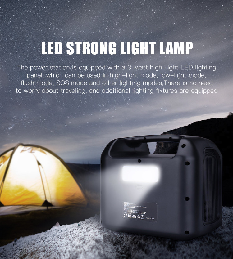 Mobile Phone 300W Lifepo4 Portable Power Station Solar Generator
