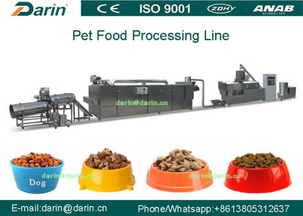 Buy Dog Fish Cat Pet Food Extruder equipment / machine , Dry pet food machinery at wholesale prices