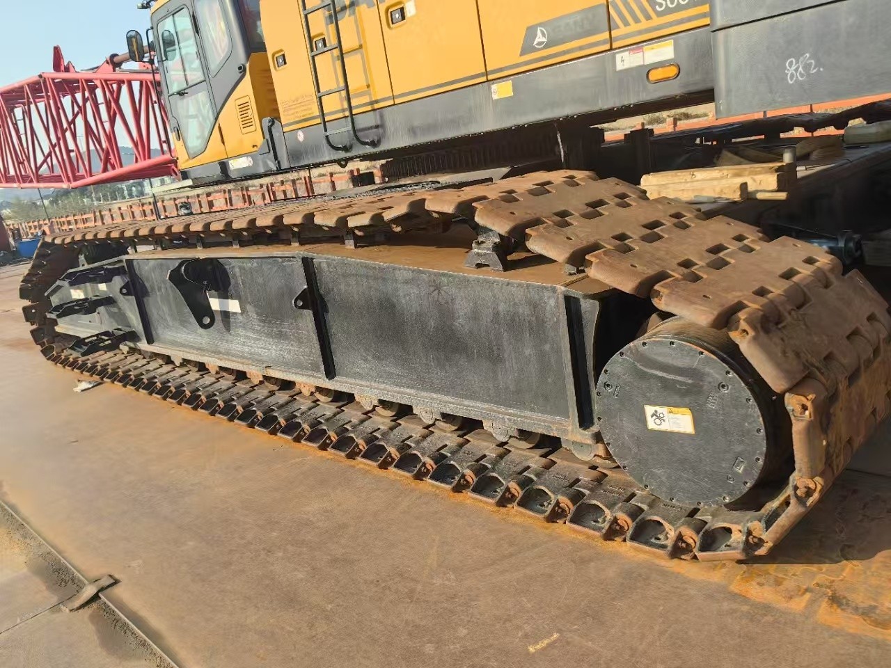 Used Hydraulic Crawler Crane 135ton Sany SCC1350A-1 Crawler Mounted Mobile Crane