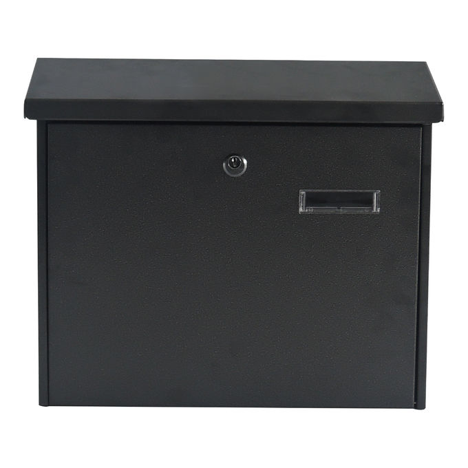 Galvanized Steel Waterproof Modern Wall Mounted Mailbox Rust Resistant