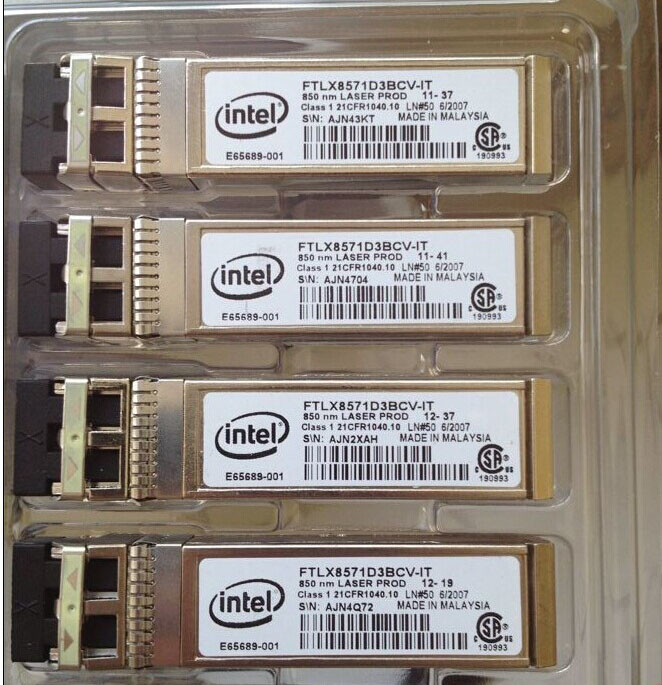 Intel FTLX8571D3BCV-IT SFP Optical Transceiver 10G 850nm 300M Distance