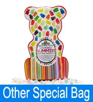 Square Block Customized Paper Bags Flat Bottom Window Kraft Paper For Coffee Bean