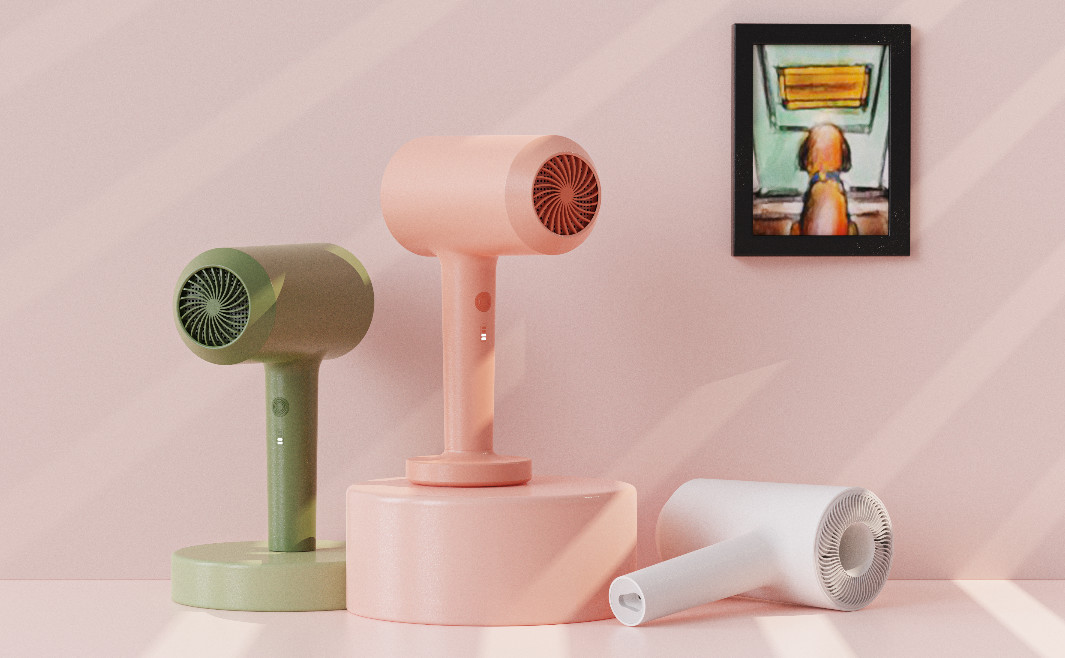 50 M3/H 600W Cordless Rechargeable Hair Dryer For Travelling