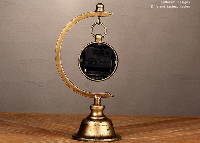Home / Office Decoration Ancient Style Table Clock Iron Material Made