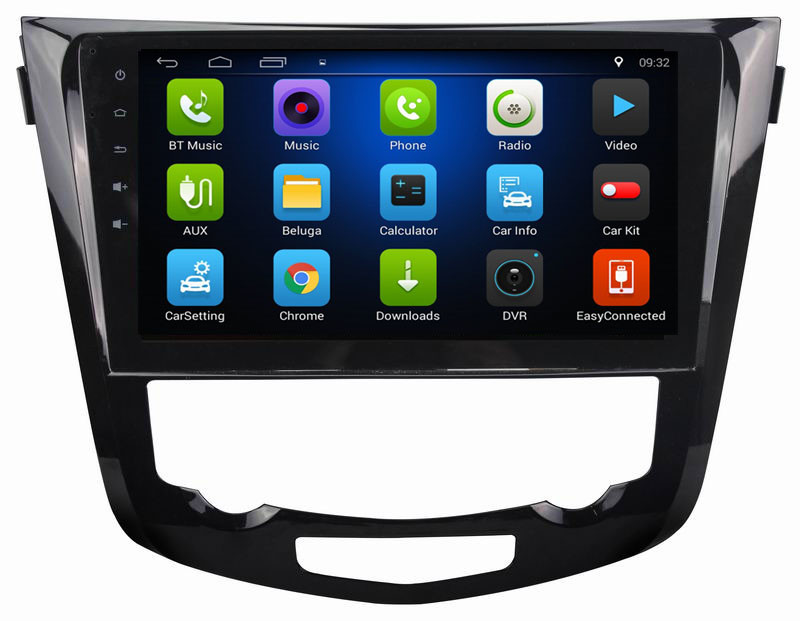 Ouchuangbo car stereo gps navi touch screen android 8.1 system for Nissan X-Trail 201 with Bluetooth WIFI USB video