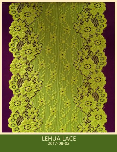 Hot Selling and nice quality Nylon Spandex Stretchy Brazil Lace from China