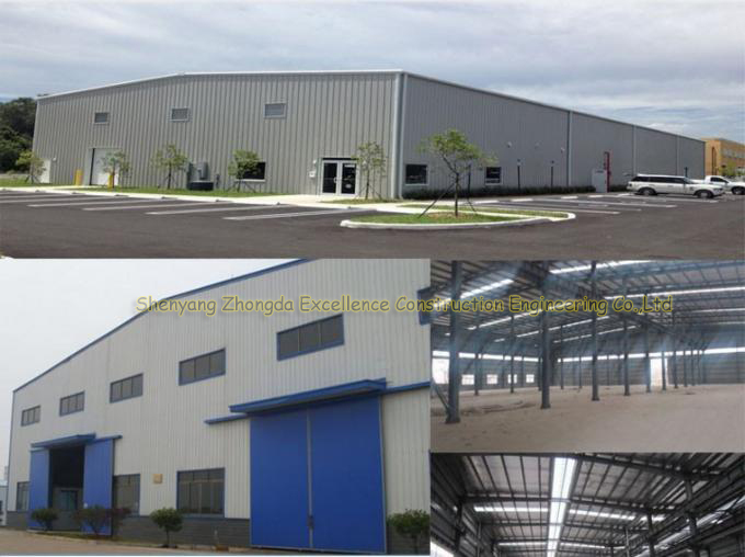Wide Span Warehouse Steel Structure Prefabricated Warehouse Buildings In Steel