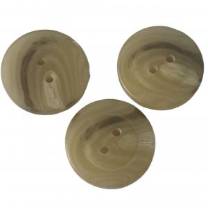 Quality 4 Hole Plastic Coat Buttons Brown Color 25mm Use For Coat Sweater Jacket for sale