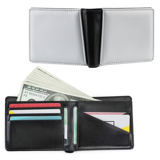 Sublimation Blank Men's Open-Top Card Wallet For Sublimation Transfer Printing