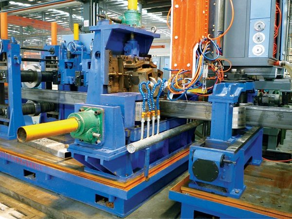 Automatic High Speed ERW Steel Welded Pipe Making Machine Metal Tube Mill