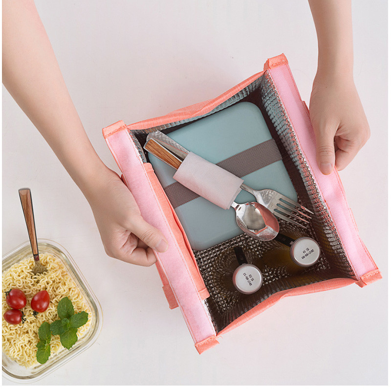 Eco Friendly Insulated Polyester Office Reusable Lunch Bag