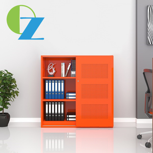 RAL Color Sliding Door Steel Office Furniture Cupboard No Handle
