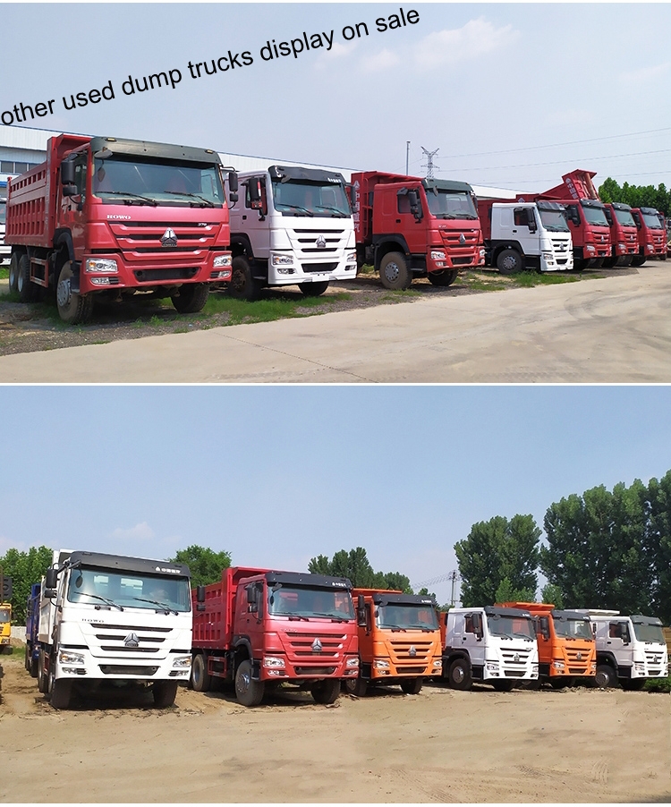 sinotruck good quality used 371HP 6x4 HOWO dump truck sells