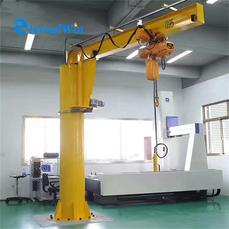 1000kg Capacity Electric Jib Crane and Chain Hoist Options for Industrial
