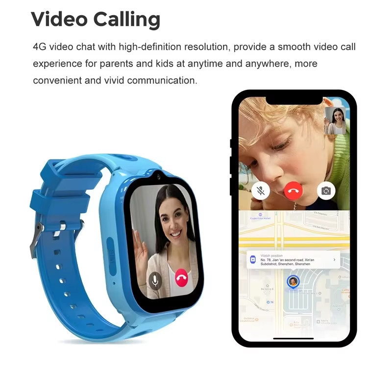 GEO SOS Call LT52E fitness tweens Childrens Tracker Watch IP67 Waterproof 950mAh