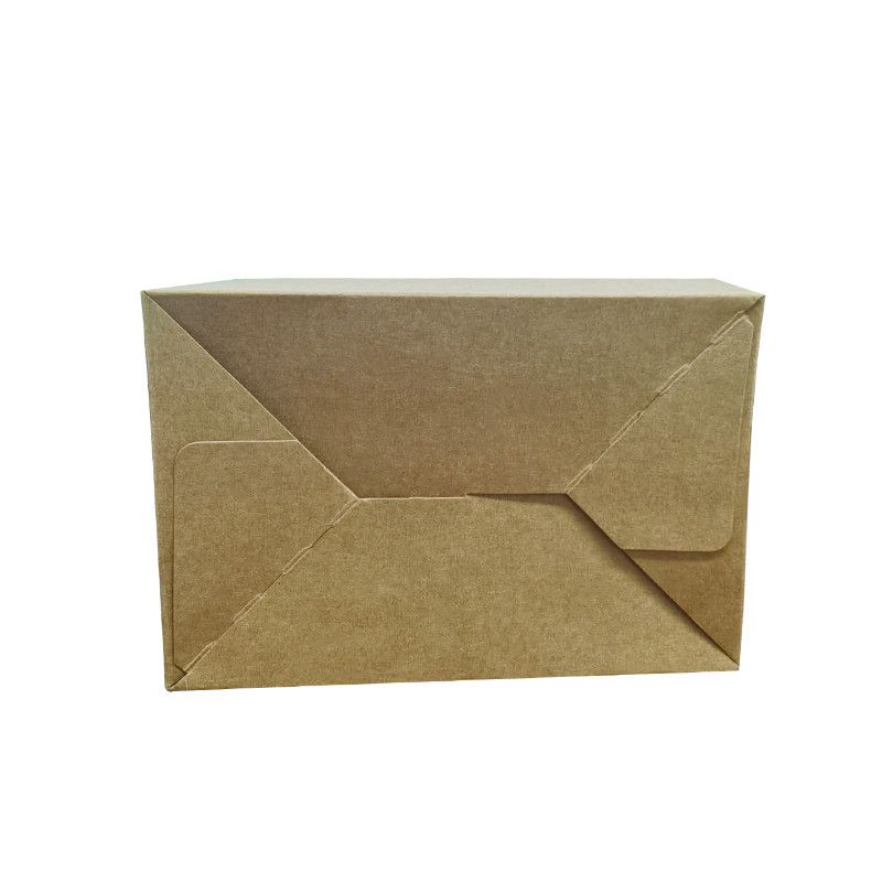 Disposable Salad Paper Food Containers Biodegradable With Handle