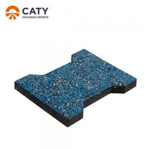 Quality Shockproof Interlocking Rubber Roof Pavers Practical Recyclable for sale