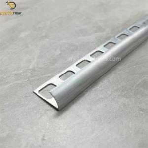 China plastic Round shape tile trim , Aluminium Tile Trim Protection Metal Edge Trim on sale