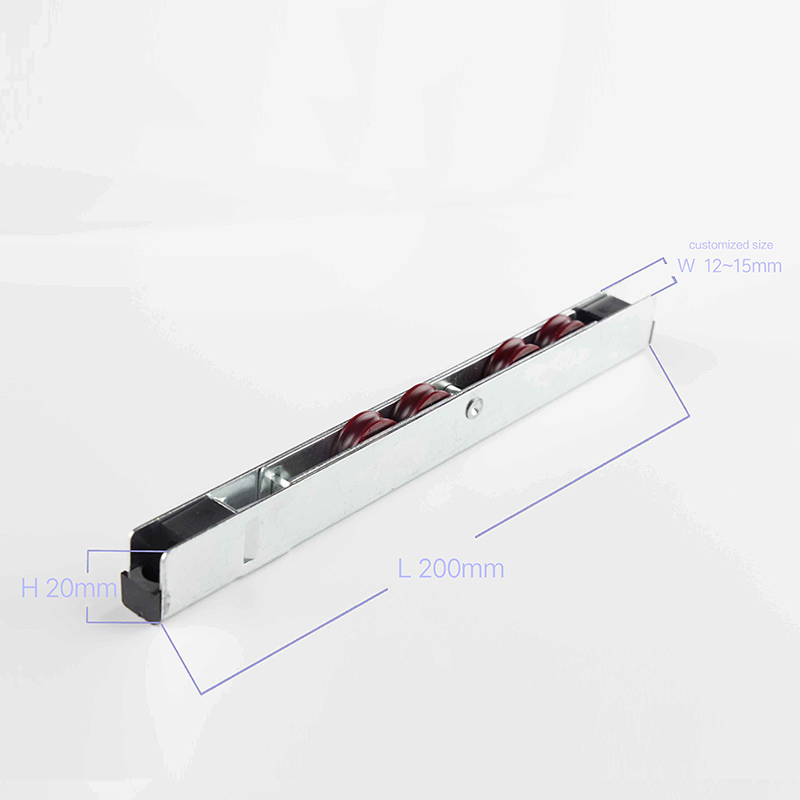 Durable Iron Frame Copper Adjustable Door Wheels Window Roller for UPVC Sliding Doors