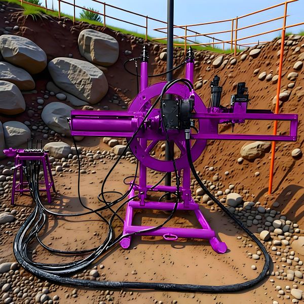 Horizontal Drilling Rig 60m Depth Rotary Drilling Rig Machine Mining DTH drilling rig for Sale