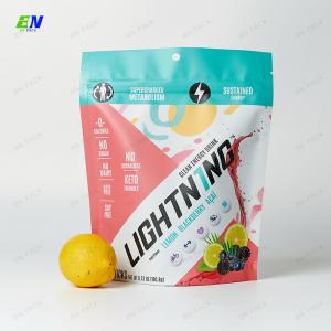 China High Barrier Stand Up Pouch For Energy Drink Powder Sachet Food With Zip on sale