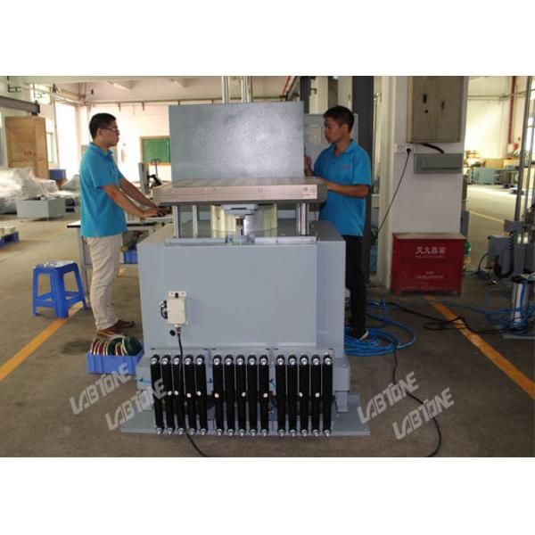 Bump Test Machine for High Velocity Changes and Repeated Shock Performance in Bump Testing