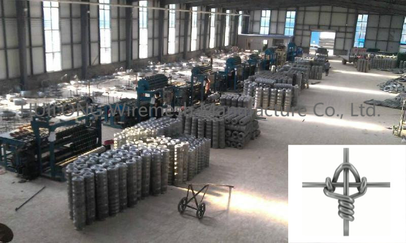 120cm Hinge Joint Mesh , 74kg Galvanized Fence Roll For Cattle Farming