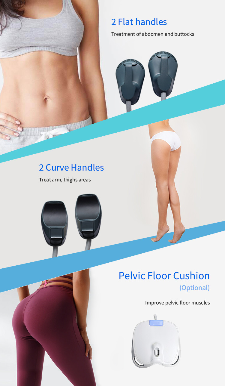 4000W EMS Sculpting Machine With 15 Inch Touch Screen HiemtT Output Frequency 3-150HZ Includes Handle And Arm