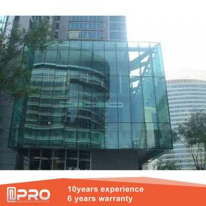 China Heatproof Structural Glazing Curtain Wall , Thermal Break Spider Curtain Wall on sale