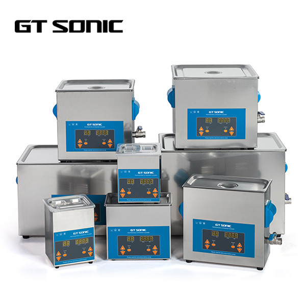 100W Heating Power Digital Ultrasonic Cleaner Square Shape For Engine Parts