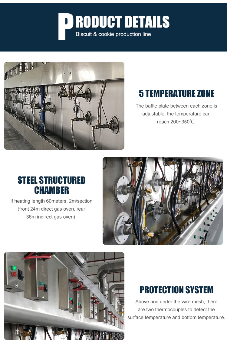 High Quality Commercial Industrial Sublimation Tunnel Oven Bakery For Biscuits