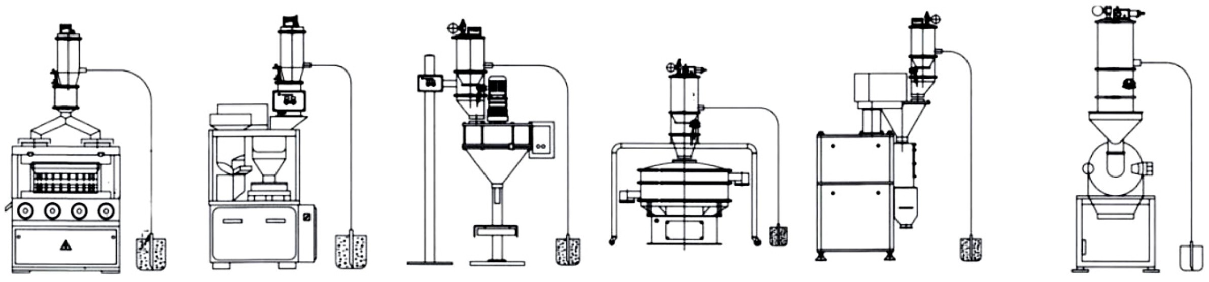6000kg Hour Powder Pneumatic Vacuum Conveyor Auxiliary Equipment