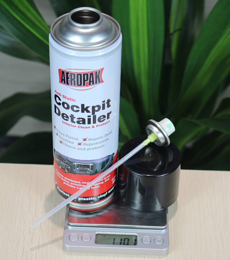 Aeropak Spray Dashboard Wax Cockpit Detailer Car Cleaning Chemicals Highly Effectively