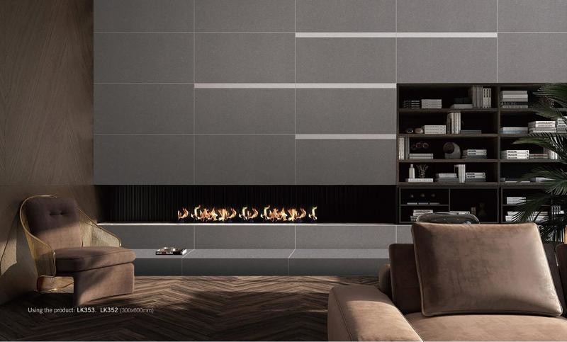 Dark Gray 30x60cm Porcelain Full Body Tiles And Backdrop Tiles Indoor Wall Tile For Decor And Balcony
