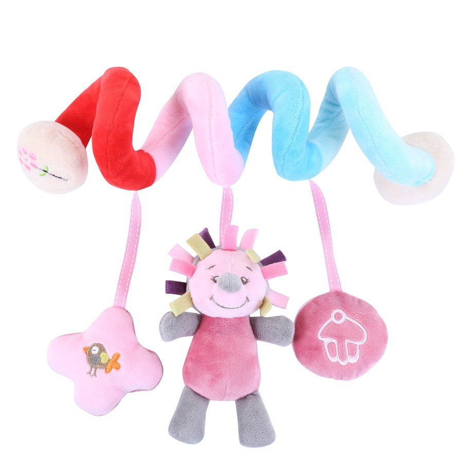 Plush Bb Pendant Car Toy Newborn Wind Chime Bed Hanging Toys for Baby Crib Stroller