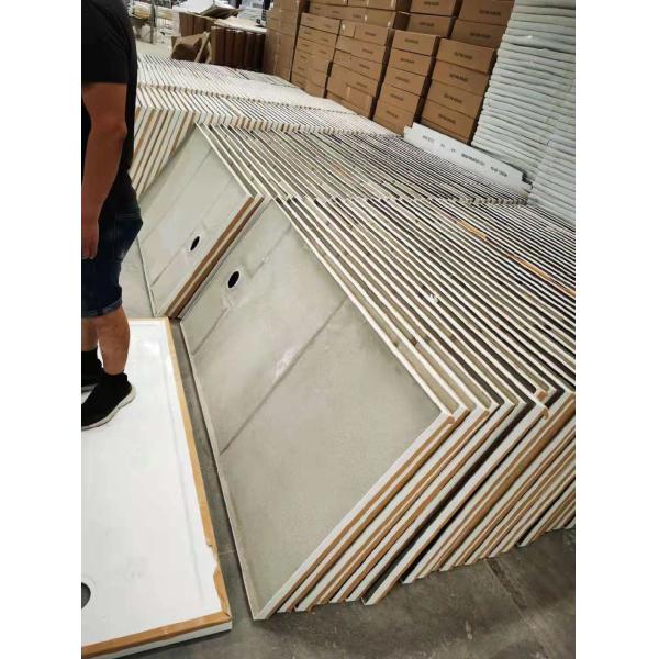 90mm Diameter Waste Hole Rectangular Acrylic Shower Base Bathtub Tray with Full Sizes