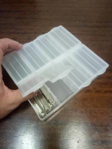 Quality Plastic 8 Grids Locksmith Tool Box , Accessories Tool Box Portable Tool Organizer for sale
