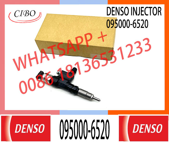common rail injector 095000-6521 095000-6520 9709500-652 injector for Hino 300 N04C injector nozzle 095000-6521 095000-6