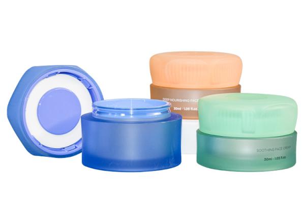 Innovative luxury cosmetics packaging jar jellyfish design series cosmetics