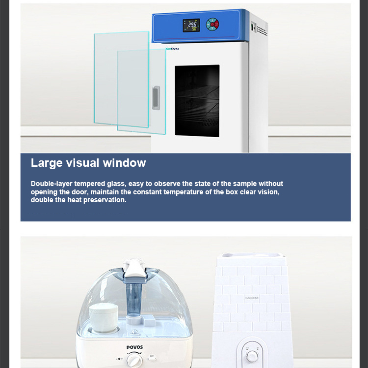 Advanced Multi-Function Dry Bath Incubator with Constant Temperature and Humidity USB Port Alarm System for Industrial Lab Use