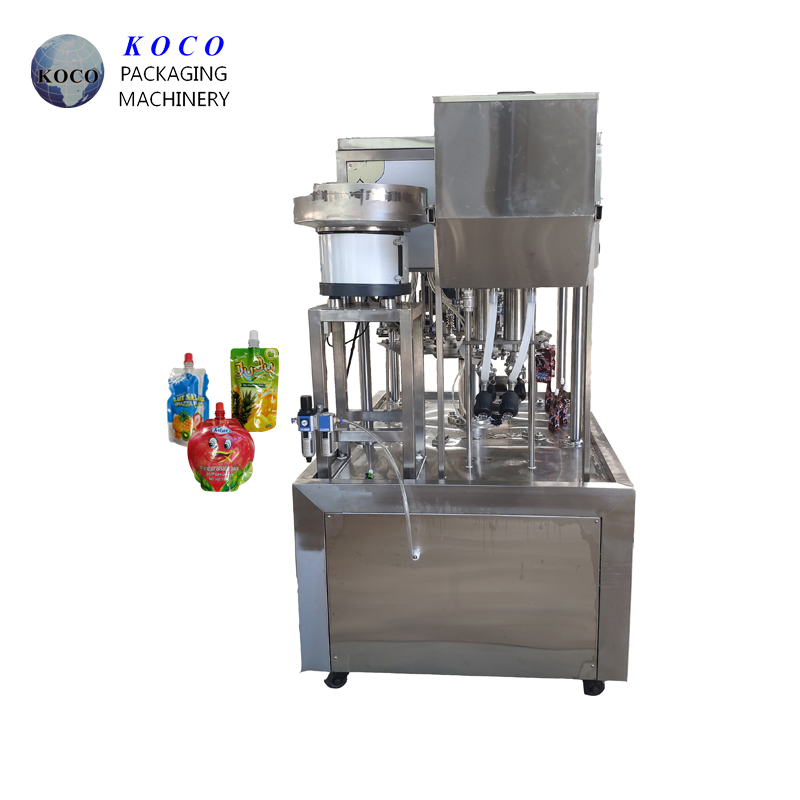 KOCO direct deal All stainless steel Double filling port dosing capping filling machine