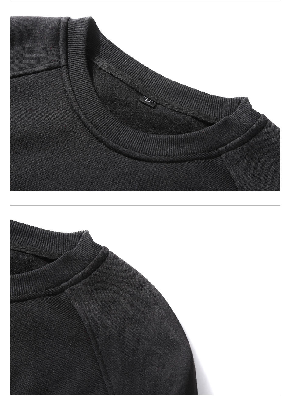 2020 Wholesale xxxxl hip hop plain Crewneck Sweatshirt With Pockets Organic Cotton sports hoodies