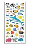 Various Fish Childrens Wall Glitter Stickers BL17004